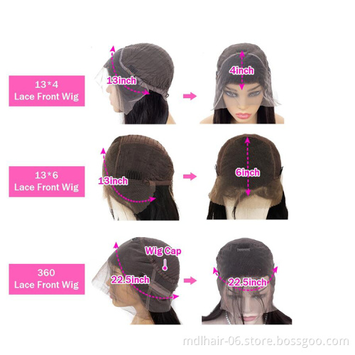 Wholesale Water Wave Wig Transparent Lace Frontal Wigs 8-30 Inch Long 4x4 Peruvian Wet and Wavy Curly Lace Front Human Hair Wigs
